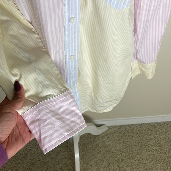 J.Crew - Classic-fit cotton poplin shirt in cocktail stripe - Picture 5 of 8